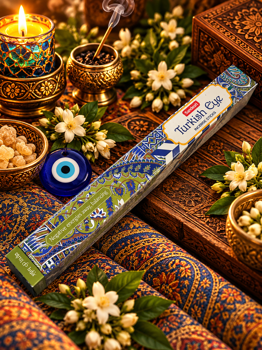 Turkiskt öga – Rökelse – Sandesh – 20 st