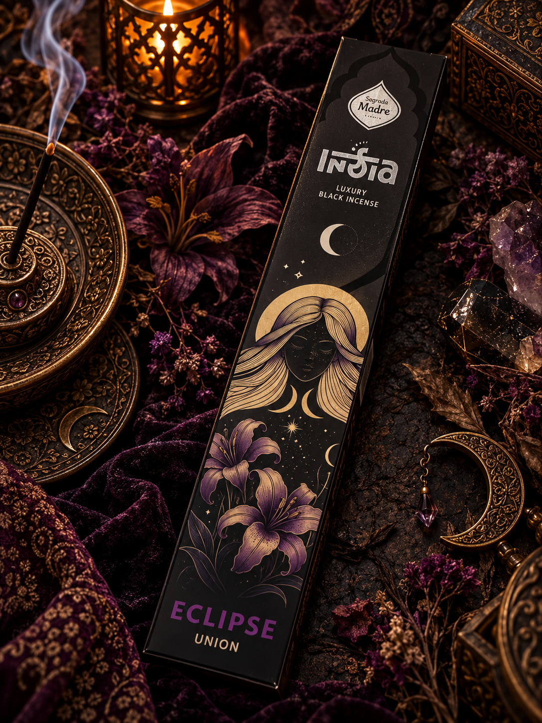 Eclipse – Rökelse – Sagrada Madre India Luxury Black