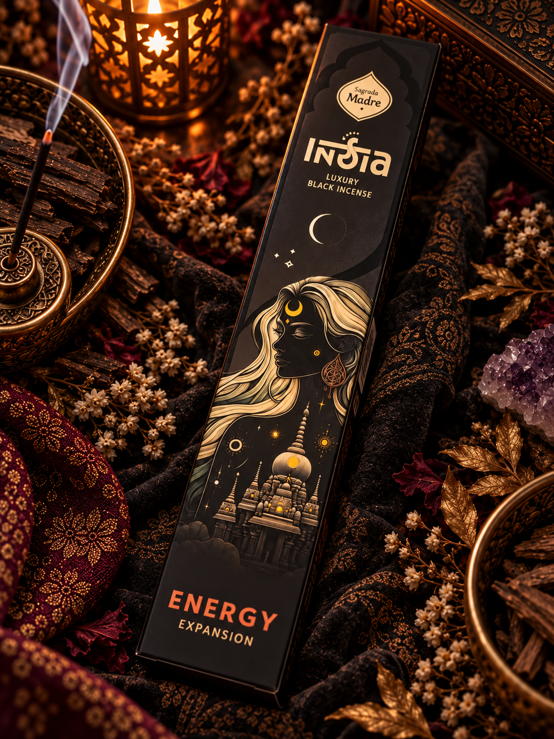 Energy – Rökelse – Sagrada Madre India Luxury Black
