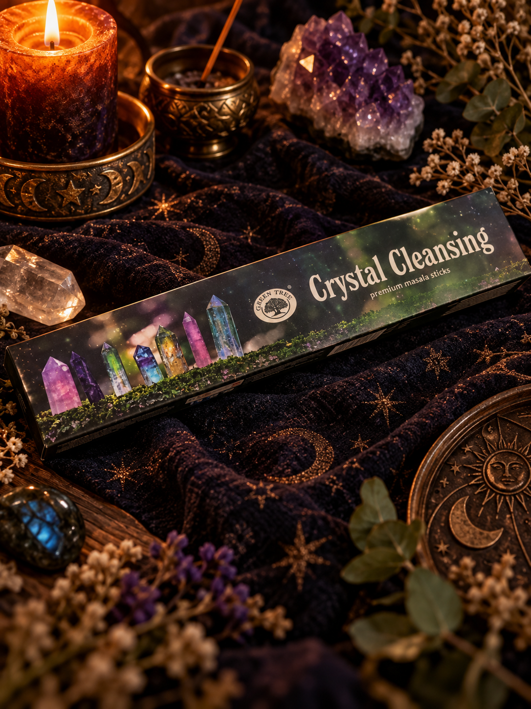 Crystal Cleansing – Rökelse – Green Tree