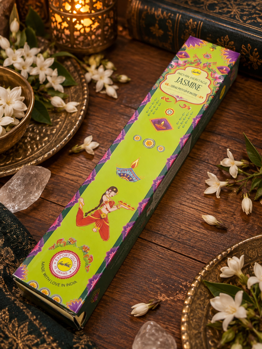 Jasmin – Rökelse – Indian Heritage – 15 g