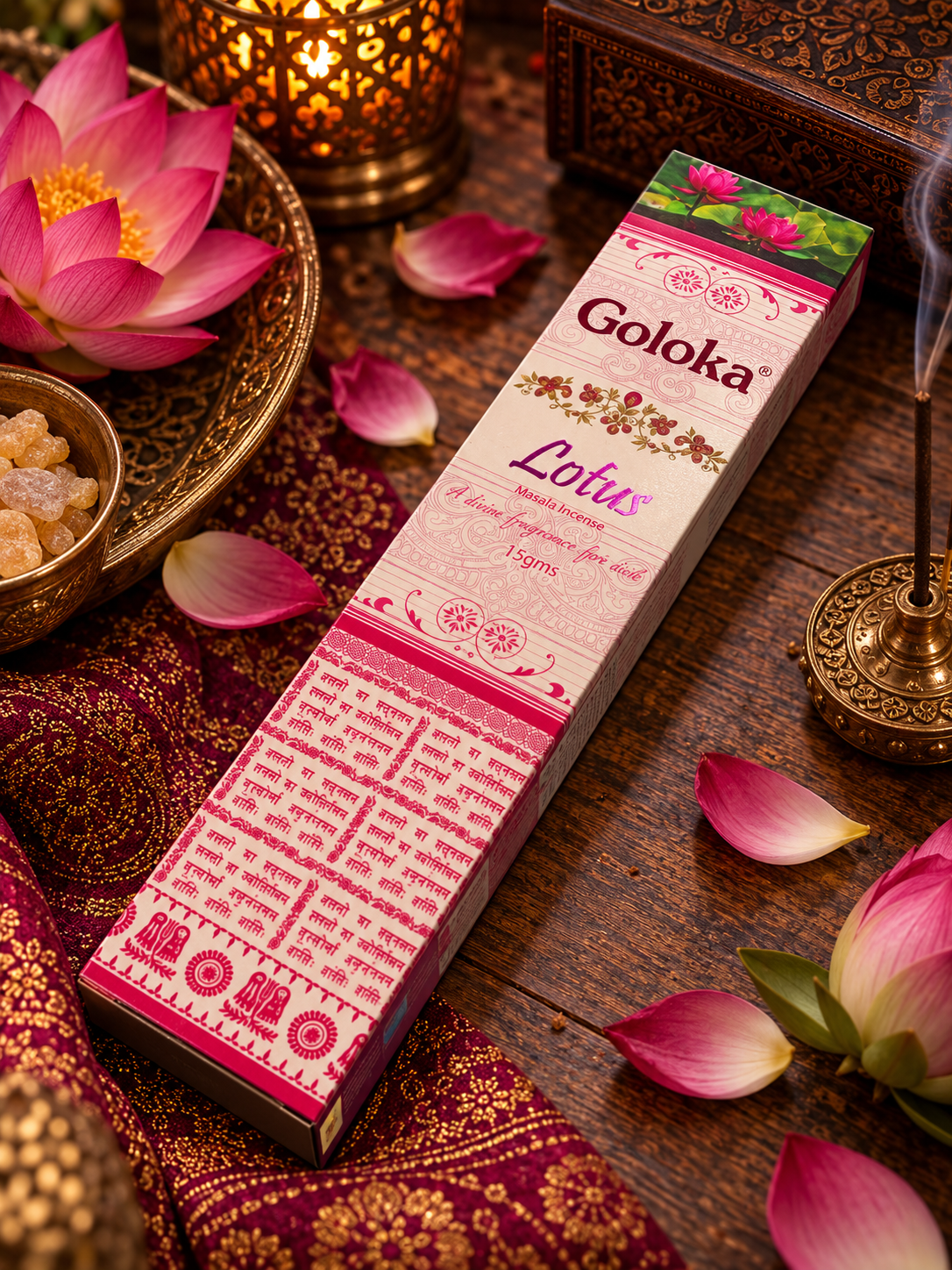Lotus – Rökelse – Goloka – 15 g