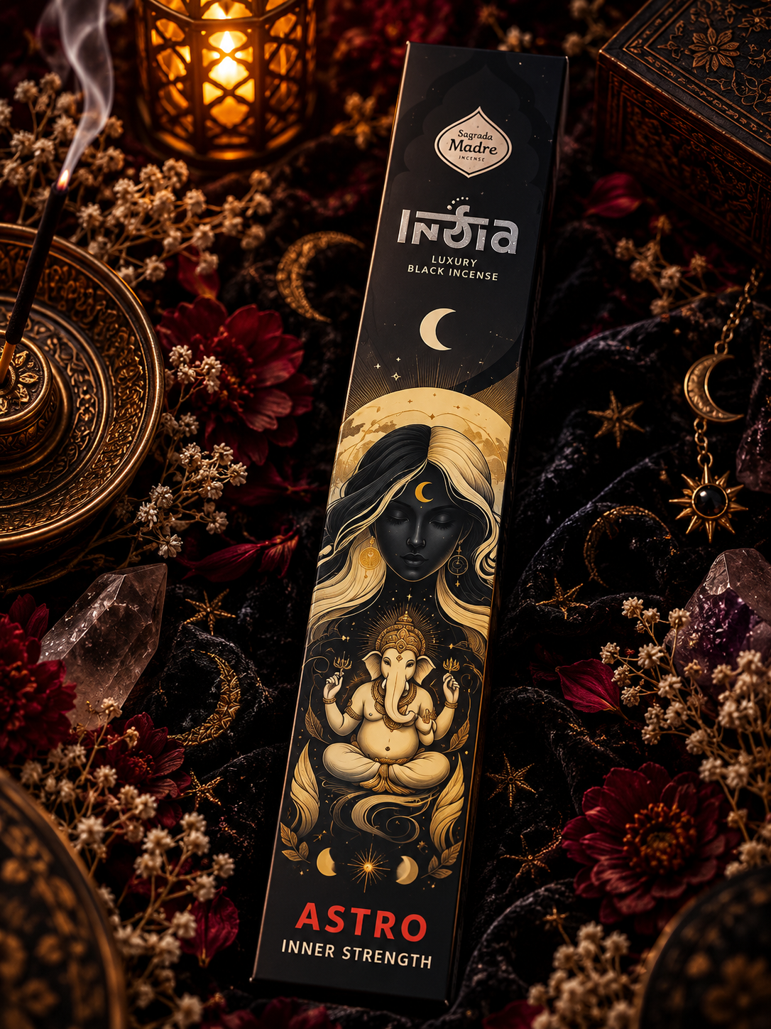 Astro – Rökelse – Sagrada Madre India Luxury Black
