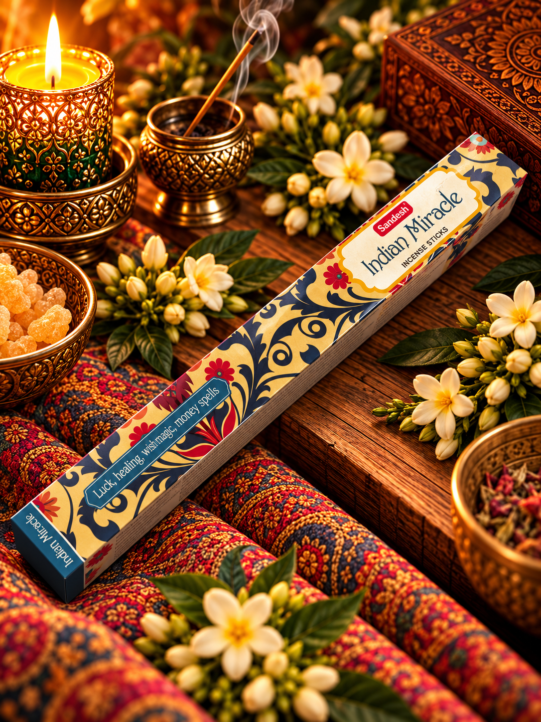 Indian Miracle – Rökelse – Sandesh – 20 st