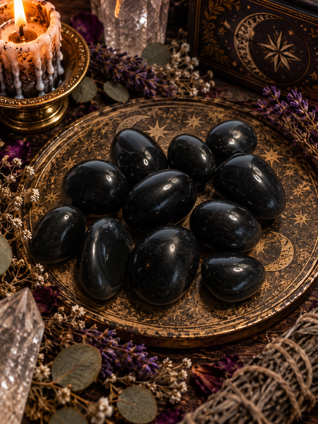 Obsidian Himmelsöga – Tumlad