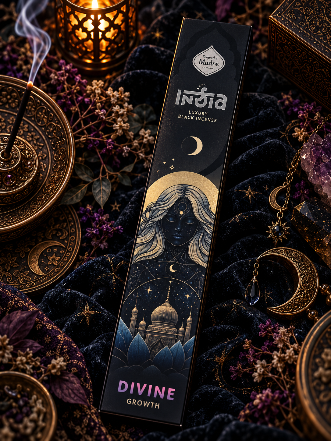Divine – Rökelse – Sagrada Madre India Luxury Black