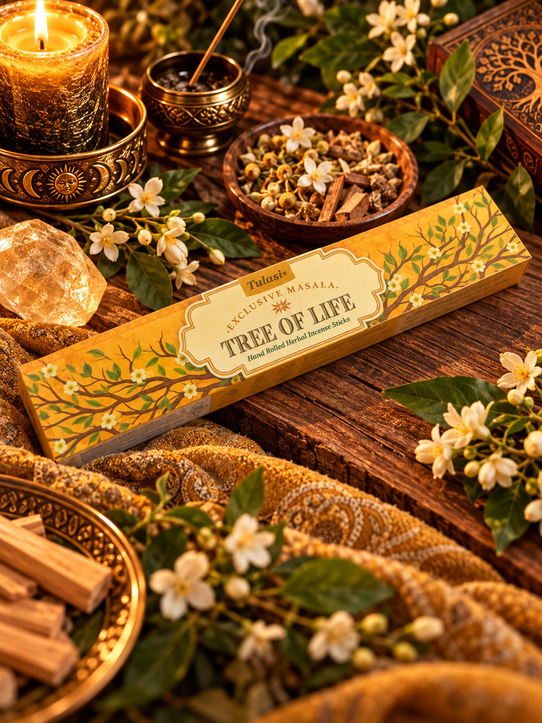 Tree of Life – Rökelse – Tulasi Exclusive Masala – 15 g