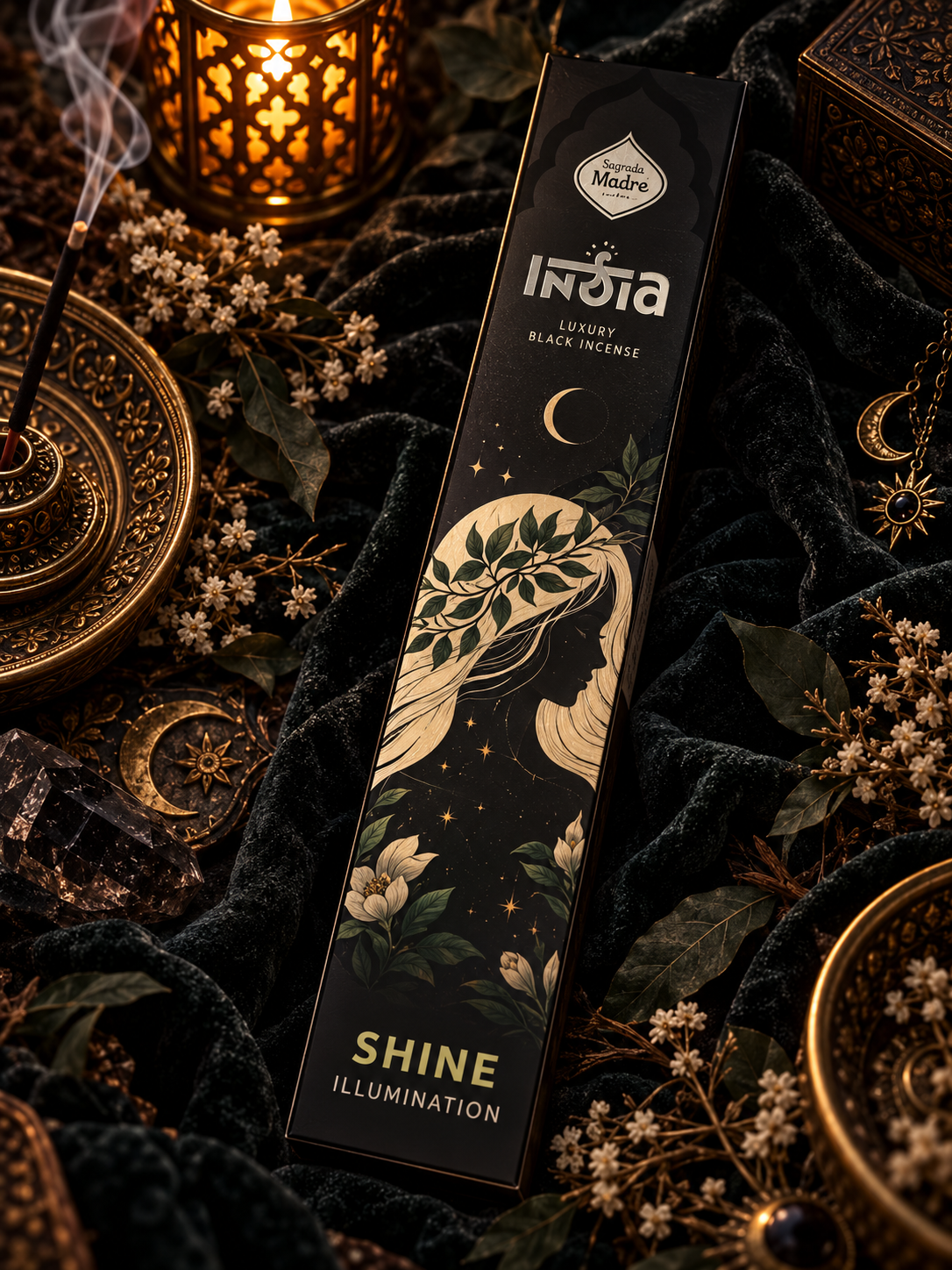 Shine – Rökelse – Sagrada Madre India Luxury Black