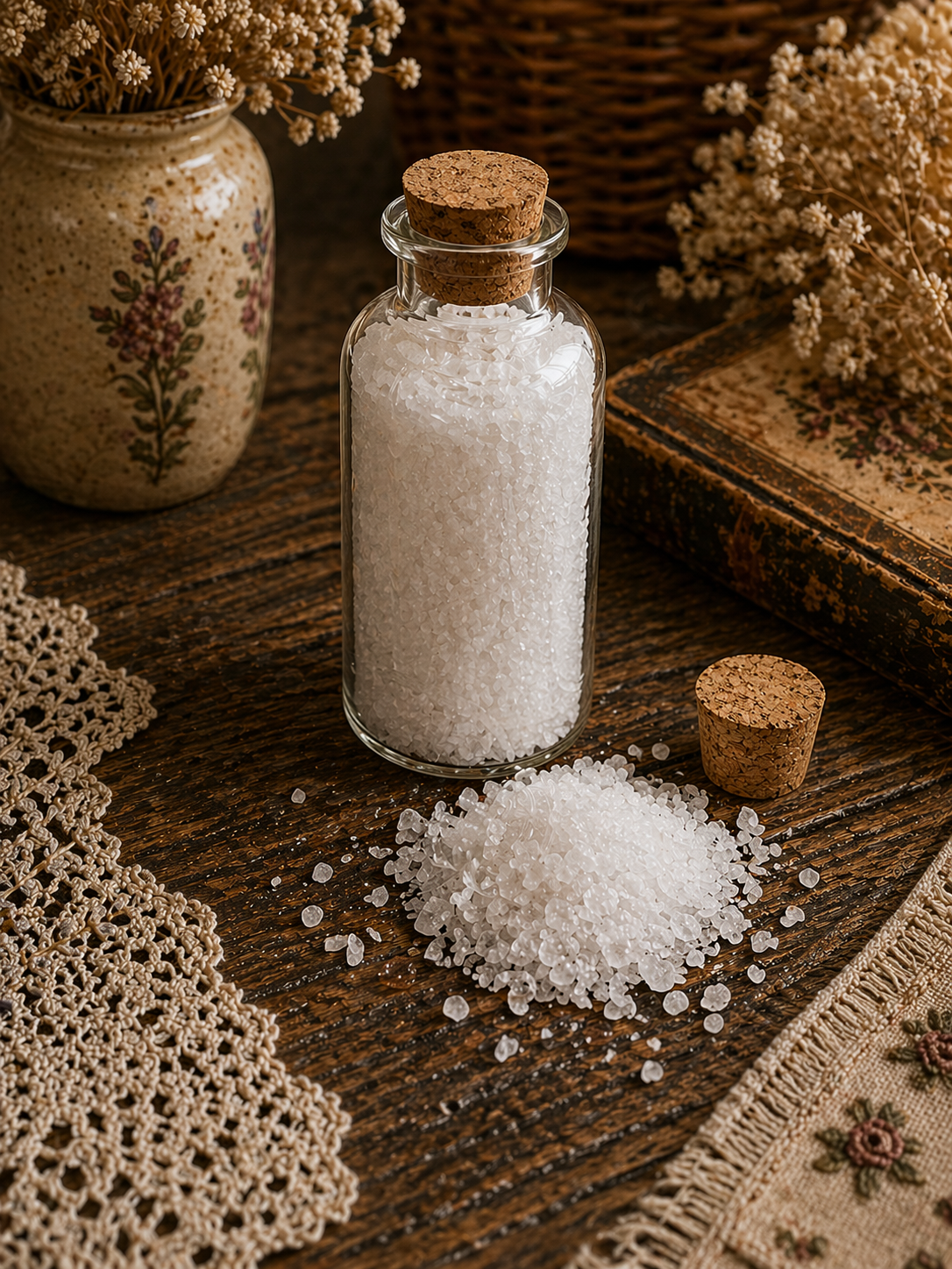 Vitt Salt — Rening, Skydd & Helig Kraft