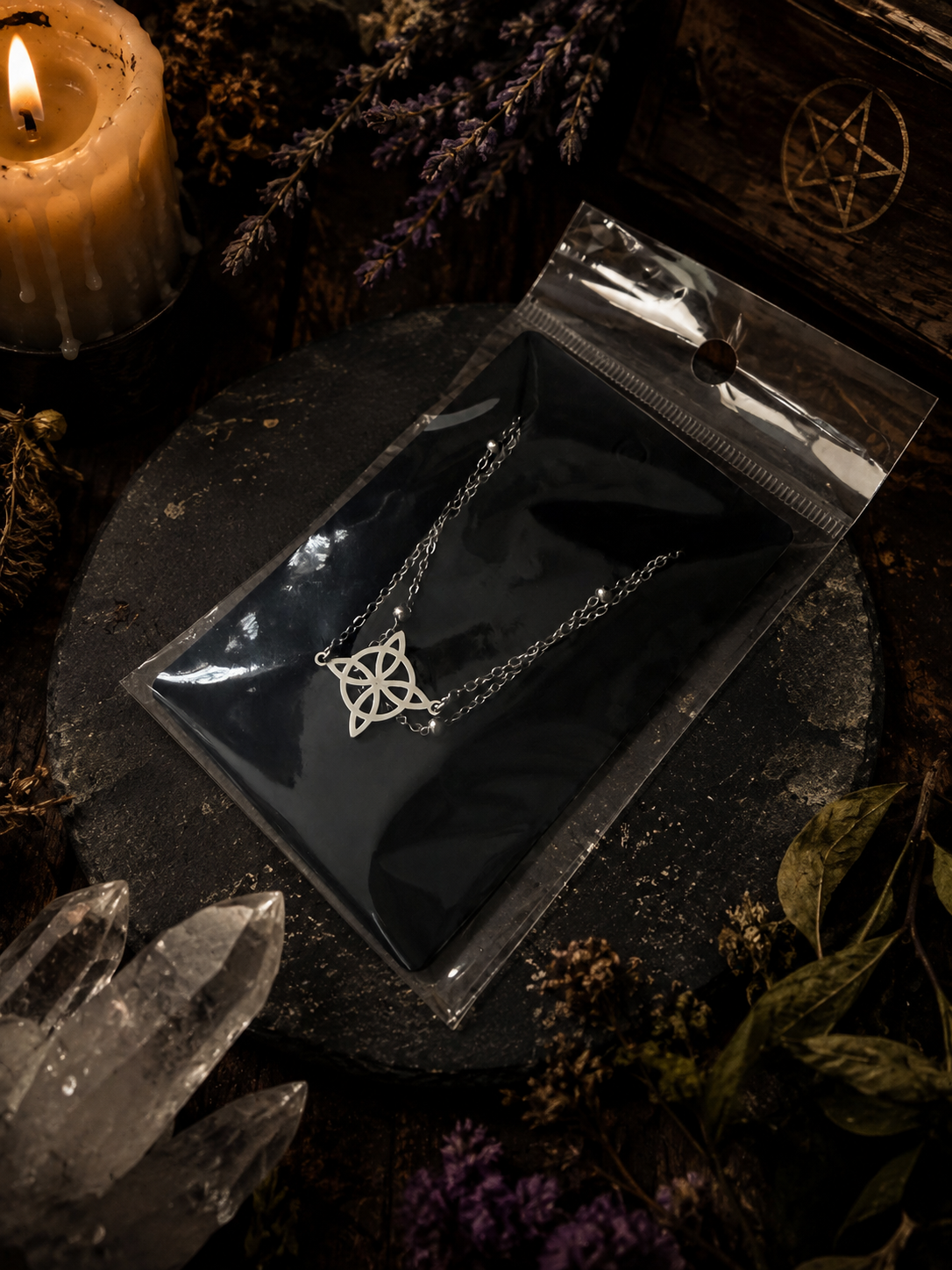 Häxknut armband - Silver
