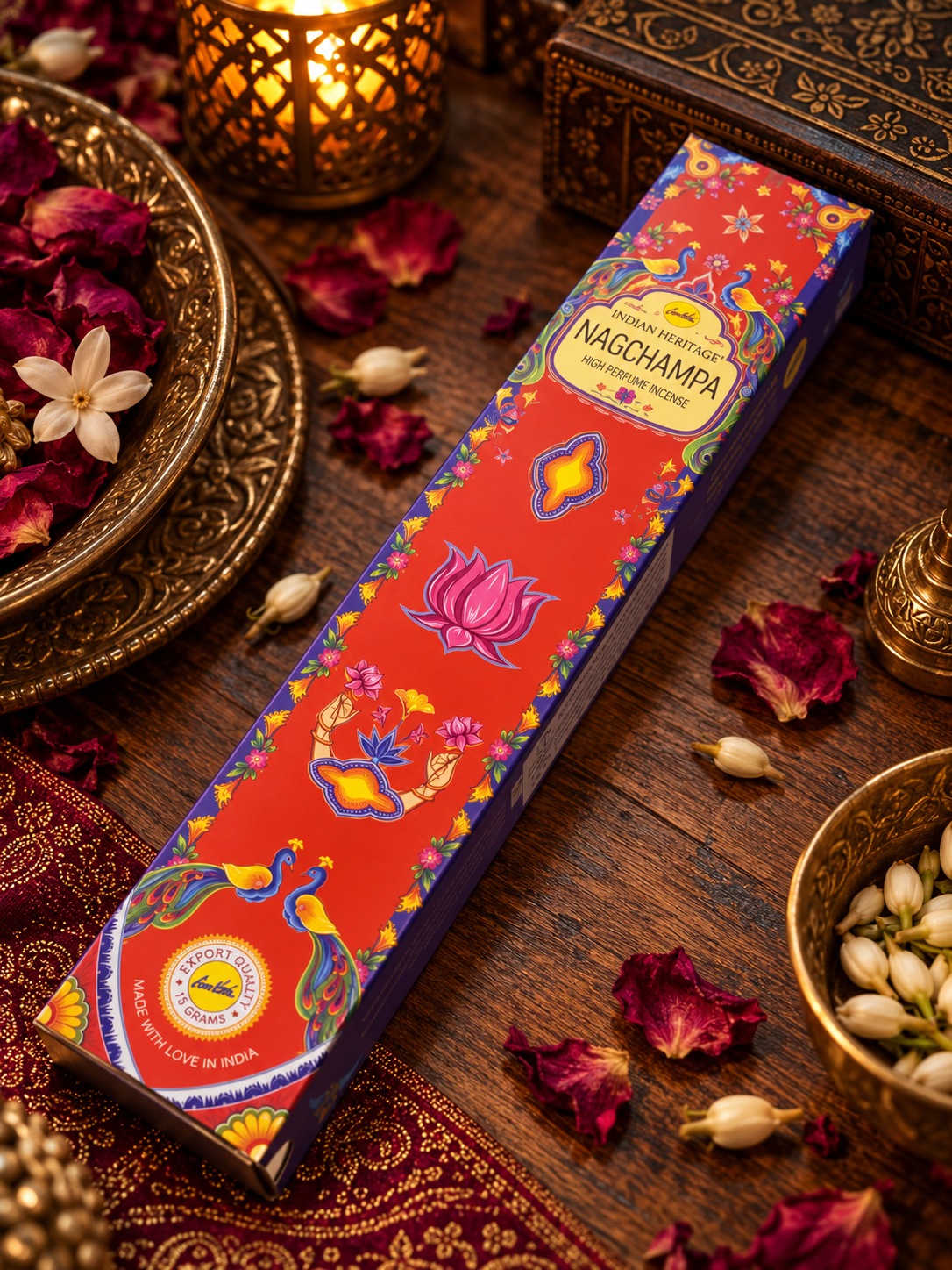 Nag Champa – Rökelse – Indian Heritage – 15 g